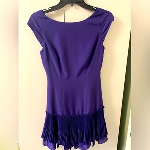 NWT COAST cap sleeve purple dress size 2